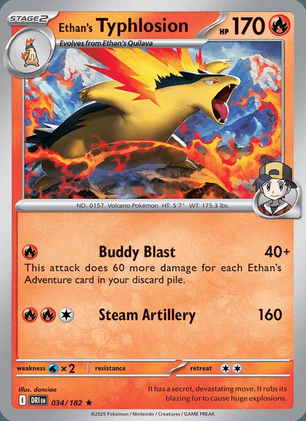 Ethan's Typhlosion - Destined Rivals (Rare) [DRI-034] Image principale du produit