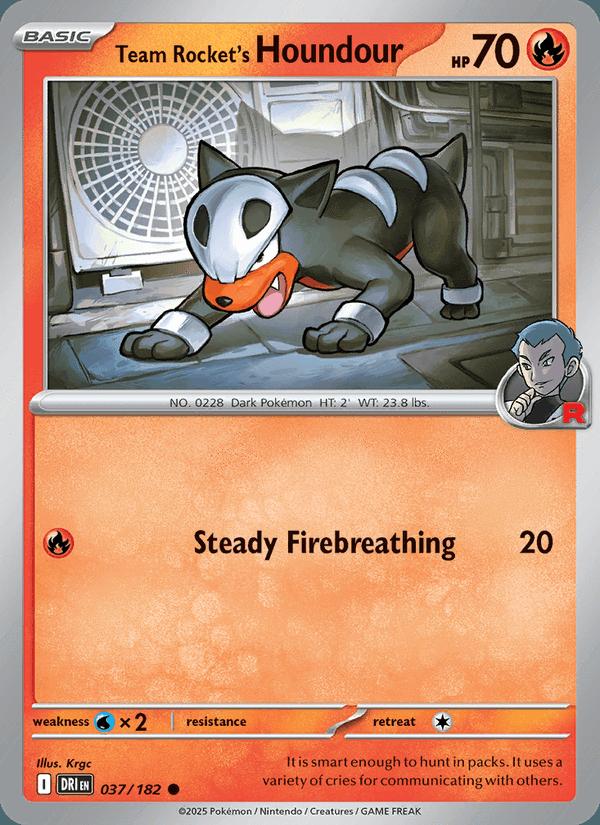 Team Rocket's Houndour - Destined Rivals (Common) [DRI-037] Hauptbild