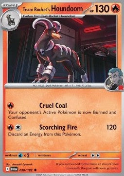 Team Rocket's Houndoom - Destined Rivals (Uncommon) [DRI-038] Hover Image