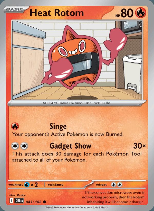Heat Rotom - Destined Rivals (Common) [DRI-043] Immagine principale del prodotto