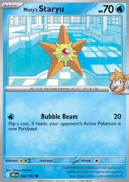 Misty's Staryu - Destined Rivals (Common) [DRI-046] Hover Image