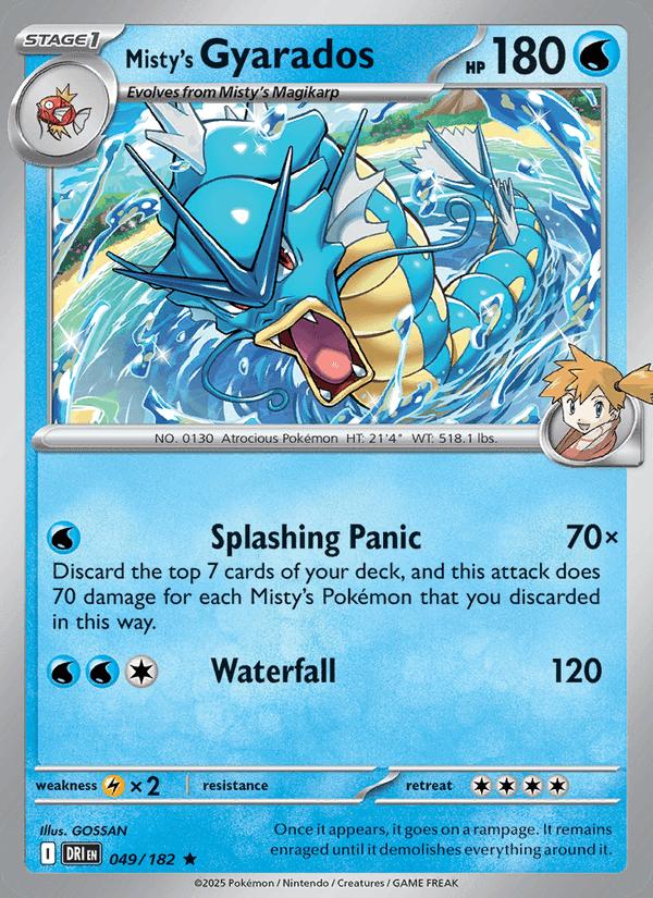 Misty's Gyarados - Destined Rivals (Rare) [DRI-049] Image principale du produit