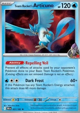 Team Rocket's Articuno - Destined Rivals (Rare) [DRI-051] Imagen principal del producto