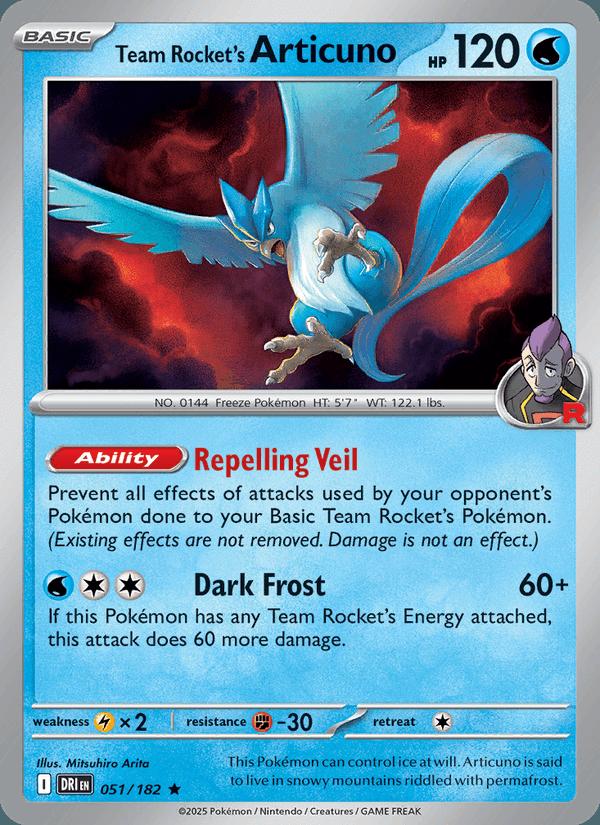 Team Rocket's Articuno - Destined Rivals (Rare) [DRI-051] Main image