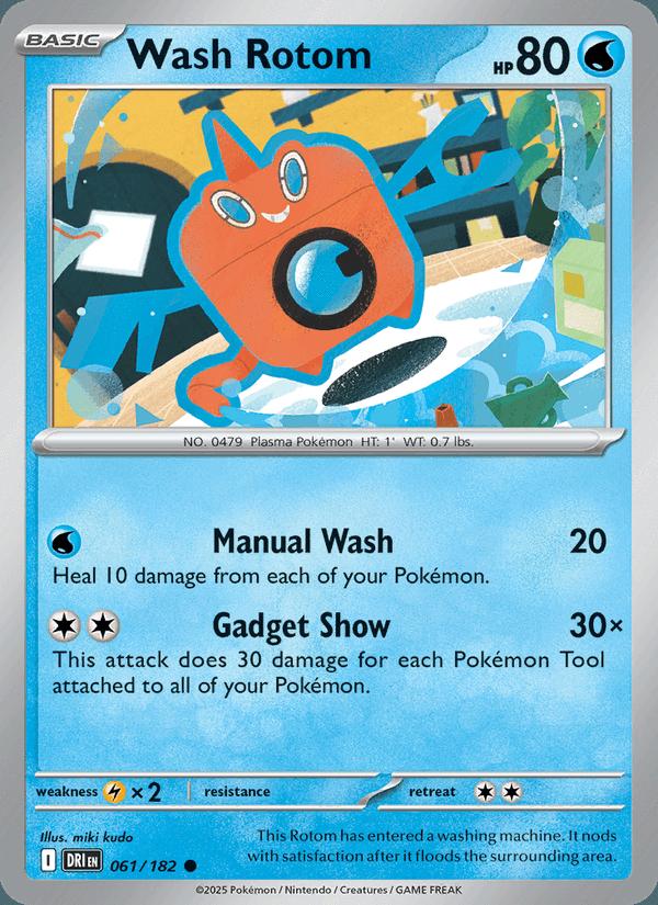 Wash Rotom - Destined Rivals (Common) [DRI-061] Immagine principale del prodotto