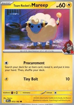 Team Rocket's Mareep - Destined Rivals (Common) [DRI-072] Hover Image