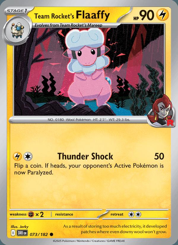 Team Rocket's Flaaffy - Destined Rivals (Common) [DRI-073] Hoofdafbeelding
