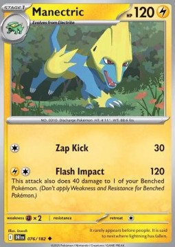 Manectric - Destined Rivals (Uncommon) [DRI-076] Imagen principal del producto