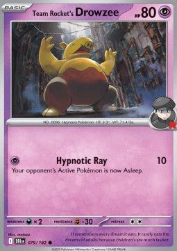 Team Rocket's Drowzee - Destined Rivals (Common) [DRI-079] Imagen principal del producto