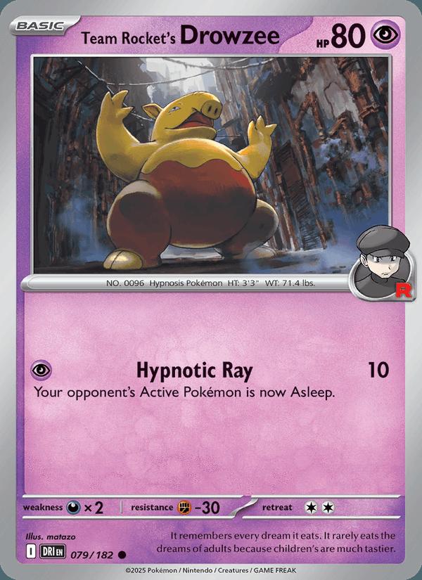Team Rocket's Drowzee - Destined Rivals (Common) [DRI-079] Hauptbild