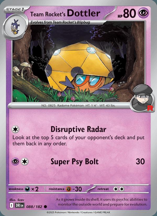 Team Rocket's Dottler - Destined Rivals (Common) [DRI-088] Immagine principale del prodotto