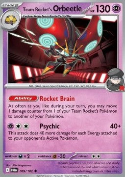 Team Rocket's Orbeetle - Destined Rivals (Uncommon) [DRI-089] Hover Image