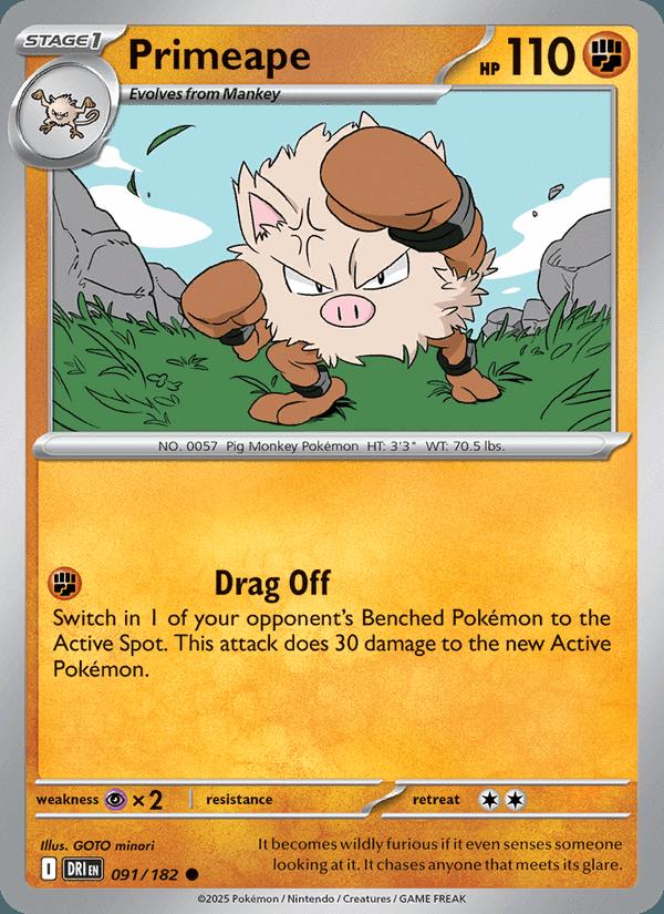 Primeape - Destined Rivals (Common) [DRI-091] Hauptbild