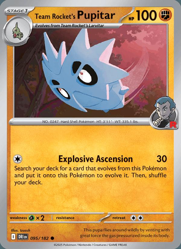 Team Rocket's Pupitar - Destined Rivals (Common) [DRI-095] Immagine principale del prodotto