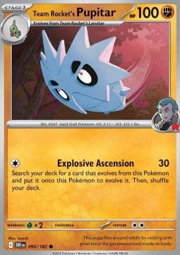 Team Rocket's Pupitar - Destined Rivals (Common) [DRI-095] Hover Image