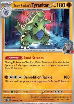 Team Rocket's Tyranitar - Destined Rivals (Rare) [DRI-096] Hauptbild
