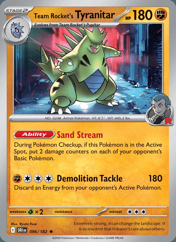 Team Rocket's Tyranitar - Destined Rivals (Rare) [DRI-096] Main image
