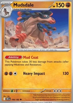 Mudsdale - Destined Rivals (Uncommon) [DRI-108] Hover Image