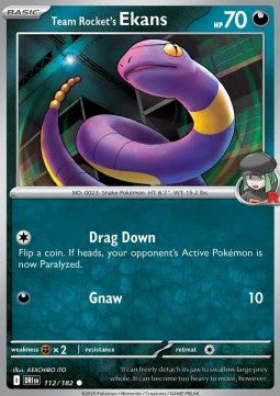 Team Rocket's Ekans - Destined Rivals (Common) [DRI-112] Hover Image