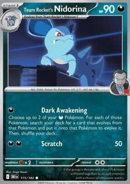 Team Rocket's Nidorina - Destined Rivals (Common) [DRI-115] Imagen principal del producto