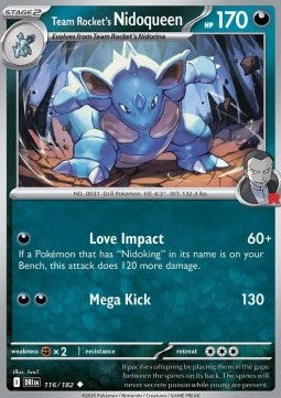 Team Rocket's Nidoqueen - Destined Rivals (Uncommon) [DRI-116] Hover Image