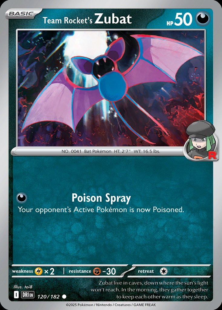 Team Rocket's Zubat - Destined Rivals (Common) [DRI-120] Hauptbild
