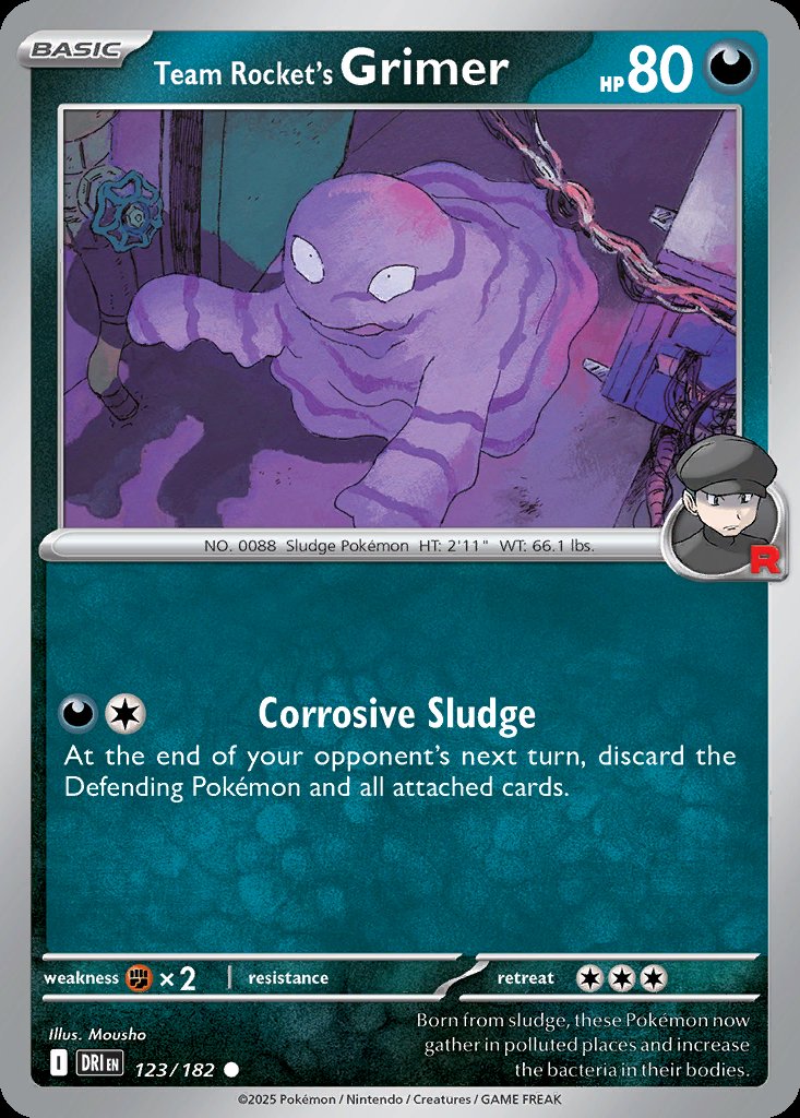Team Rocket's Grimer - Destined Rivals (Common) [DRI-123] Immagine principale del prodotto