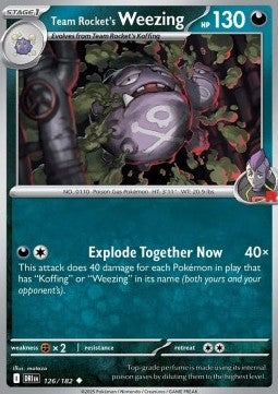 Team Rocket's Weezing - Destined Rivals (Uncommon) [DRI-126] Hover Image