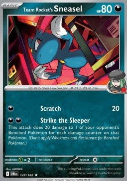 Team Rocket's Sneasel - Destined Rivals (Rare) [DRI-128] Hover Image