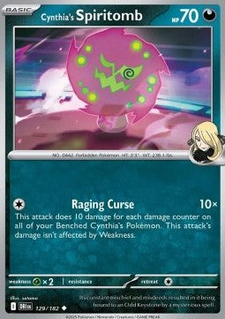 Cynthia's Spiritomb - Destined Rivals (Uncommon) [DRI-129] Imagen principal del producto