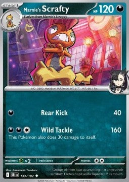 Marnie's Scrafty - Destined Rivals (Uncommon) [DRI-133] Hover Image