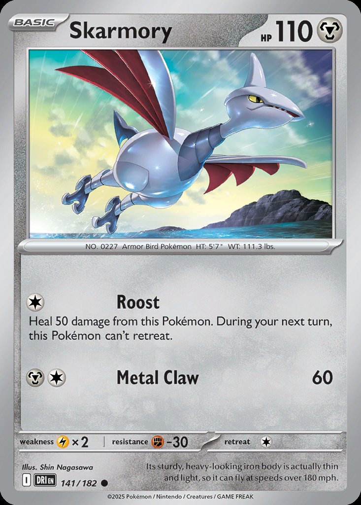 Skarmory - Destined Rivals (Common) [DRI-141] Immagine principale del prodotto