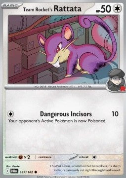 Team Rocket's Rattata - Destined Rivals (Common) [DRI-147] Hover Image