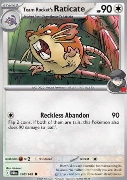 Team Rocket's Raticate - Destined Rivals (Common) [DRI-148] Hover Image