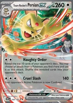 Team Rocket's Persian ex - Destined Rivals (Double Rare) [DRI-150] Hauptbild