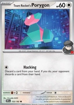 Team Rocket's Porygon - Destined Rivals (Common) [DRI-153] Imagen principal del producto