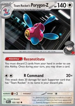 Team Rocket's Porygon-Z - Destined Rivals (Uncommon) [DRI-155] Hover Image