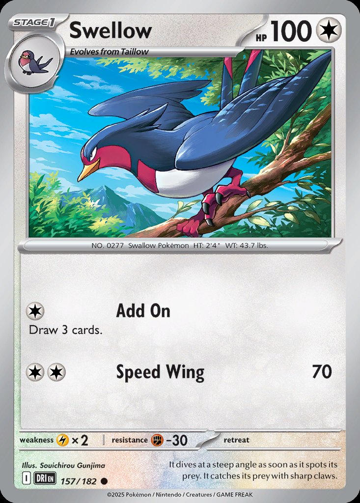 Swellow - Destined Rivals (Common) [DRI-157] Hauptbild
