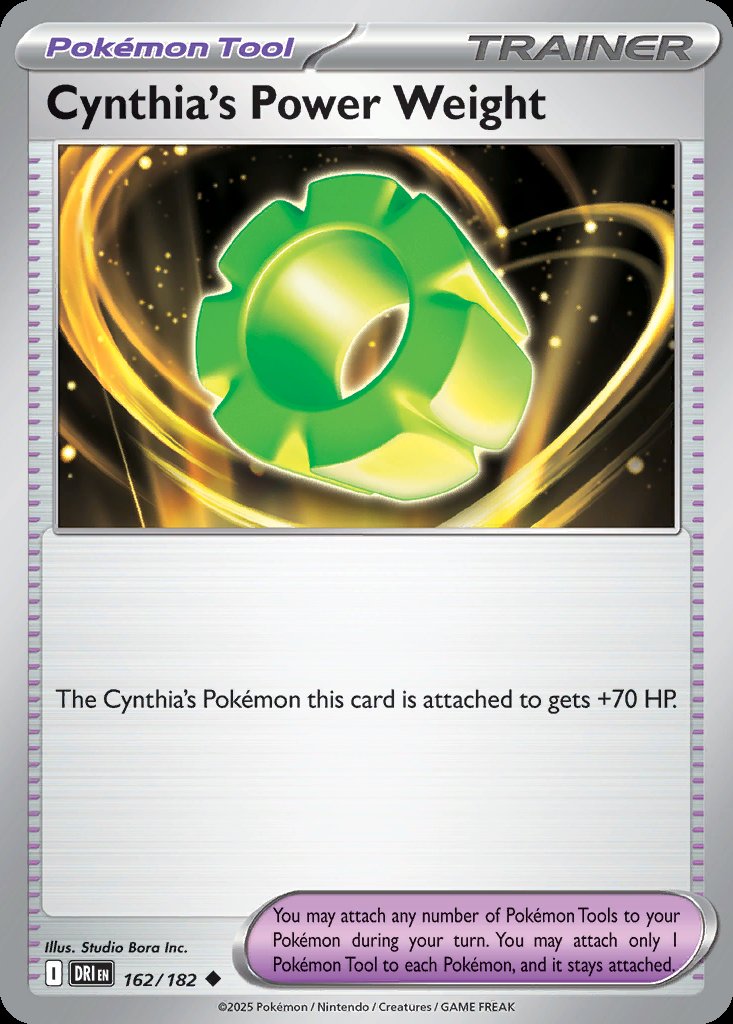 Cynthia's Power Weight - Destined Rivals (Uncommon) [DRI-162] Hoofdafbeelding
