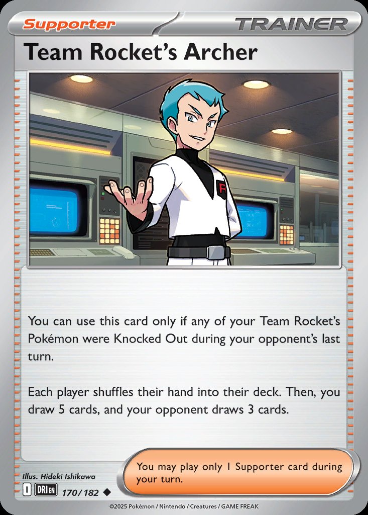 Team Rocket's Archer - Destined Rivals (Uncommon) [DRI-170] Hoofdafbeelding