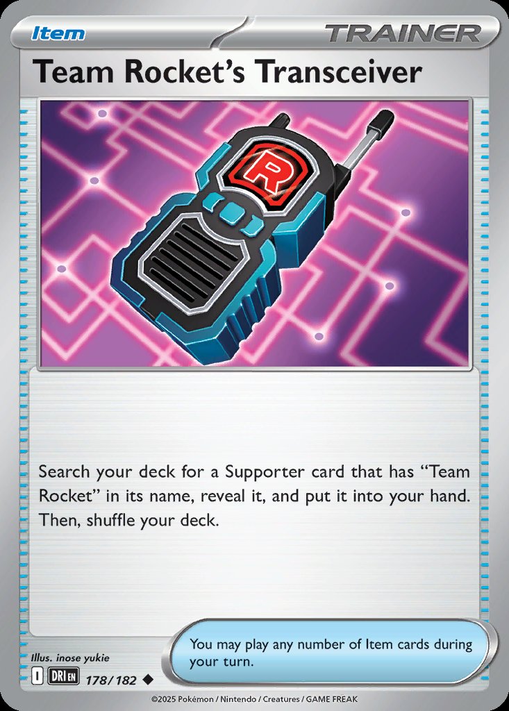 Team Rocket's Transceiver - Destined Rivals (Uncommon) [DRI-178] Image principale du produit
