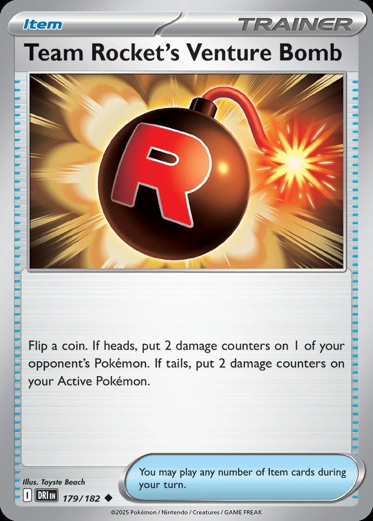 Team Rocket's Venture Bomb - Destined Rivals (Uncommon) [DRI-179] Immagine principale del prodotto