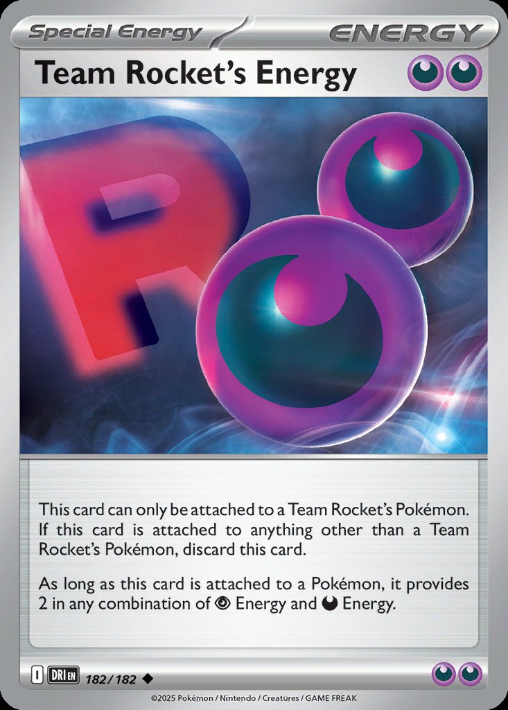 Team Rocket's Energy - Destined Rivals (Uncommon) [DRI-182] Hoofdafbeelding