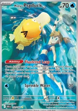 Misty's Psyduck - Destined Rivals (Illustration Rare) [DRI-193] Hauptbild