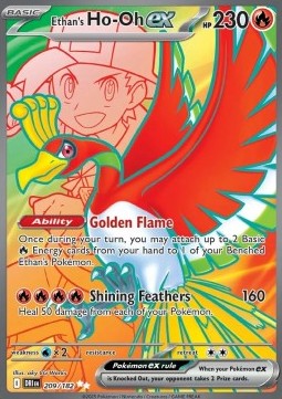 Ethan's Ho-Oh ex - Destined Rivals (Ultra Rare) [DRI-209] Hover Image