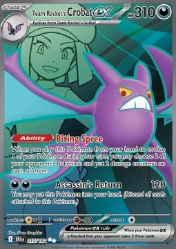 Team Rocket's Crobat ex - Destined Rivals (Ultra Rare) [DRI-217] Hover Image