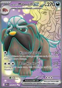 Arven's Mabosstiff ex - Destined Rivals (Ultra Rare) [DRI-218] Hauptbild