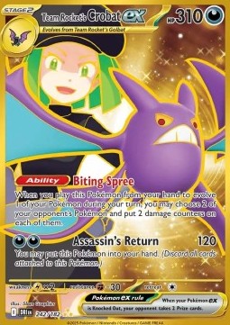 Team Rocket's Crobat ex - Destined Rivals (Secret Rare) [DRI-242]