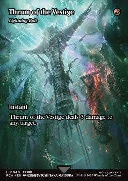Lightning Bolt - Magic: The Gathering - FINAL FANTASY Through the Ages (Uncommon) [FCA-40] Main image