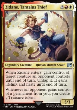 Zidane, Tantalus Thief - Magic: The Gathering - FINAL FANTASY (Uncommon) [FIN-251] Immagine principale del prodotto